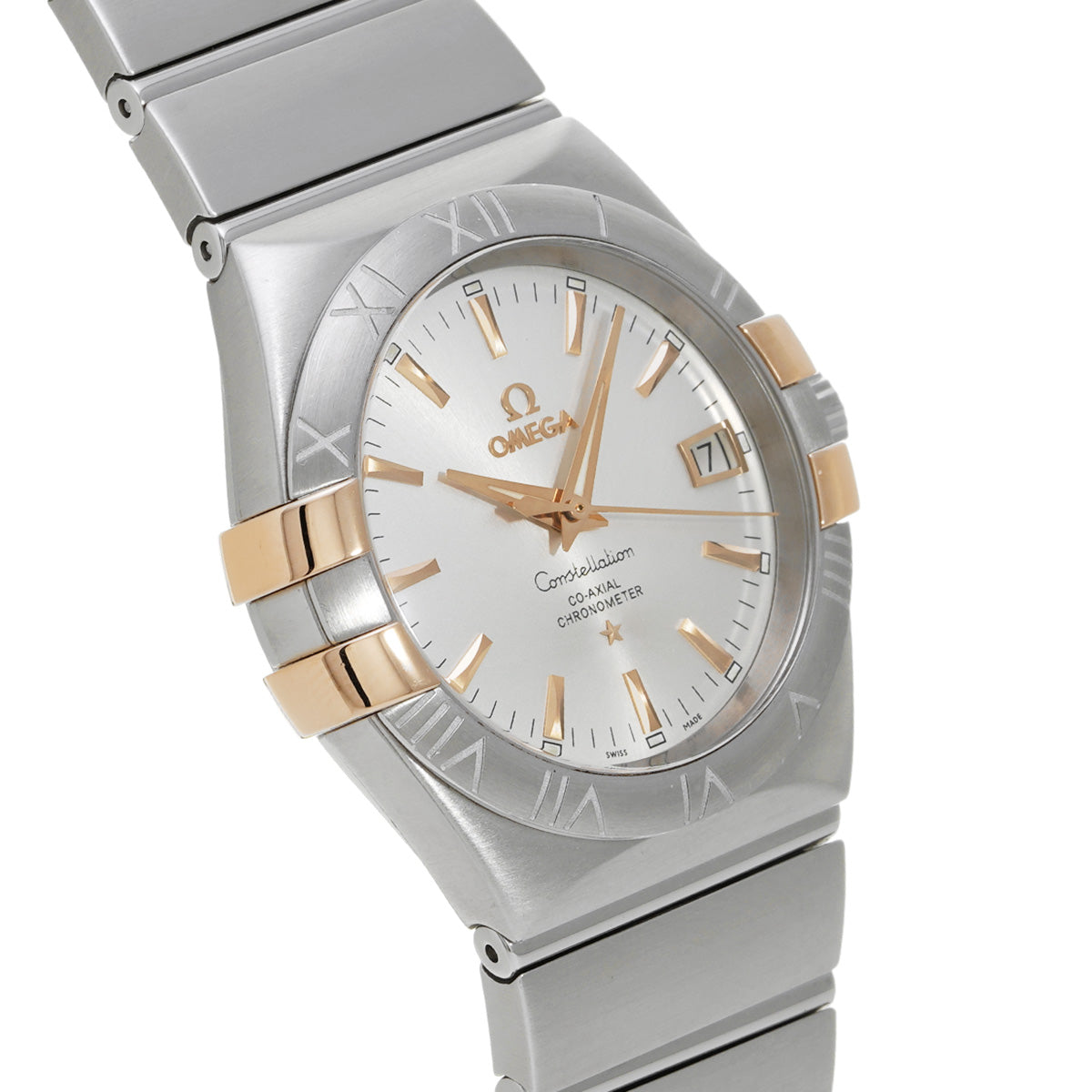 Constellation Co-Axial Chronometer 123.20.35.20.02.003 Silver OMEGA Men's [Pre-Owned].