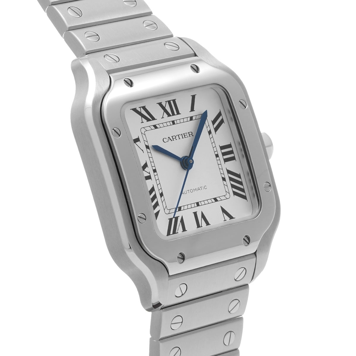 Santos de Cartier MM WSSA0029 Silver CARTIER Men's [Pre-owned]