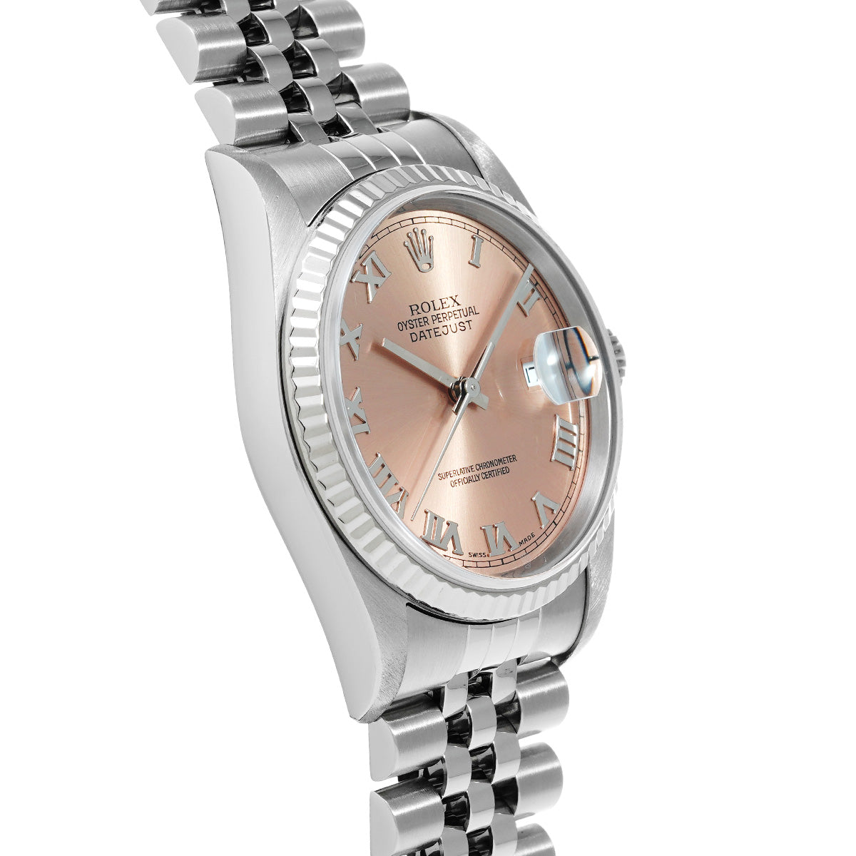 DATE JUST 16234 F (manufactured circa 2004) Pink ROLEX Men's [Pre-Owned].