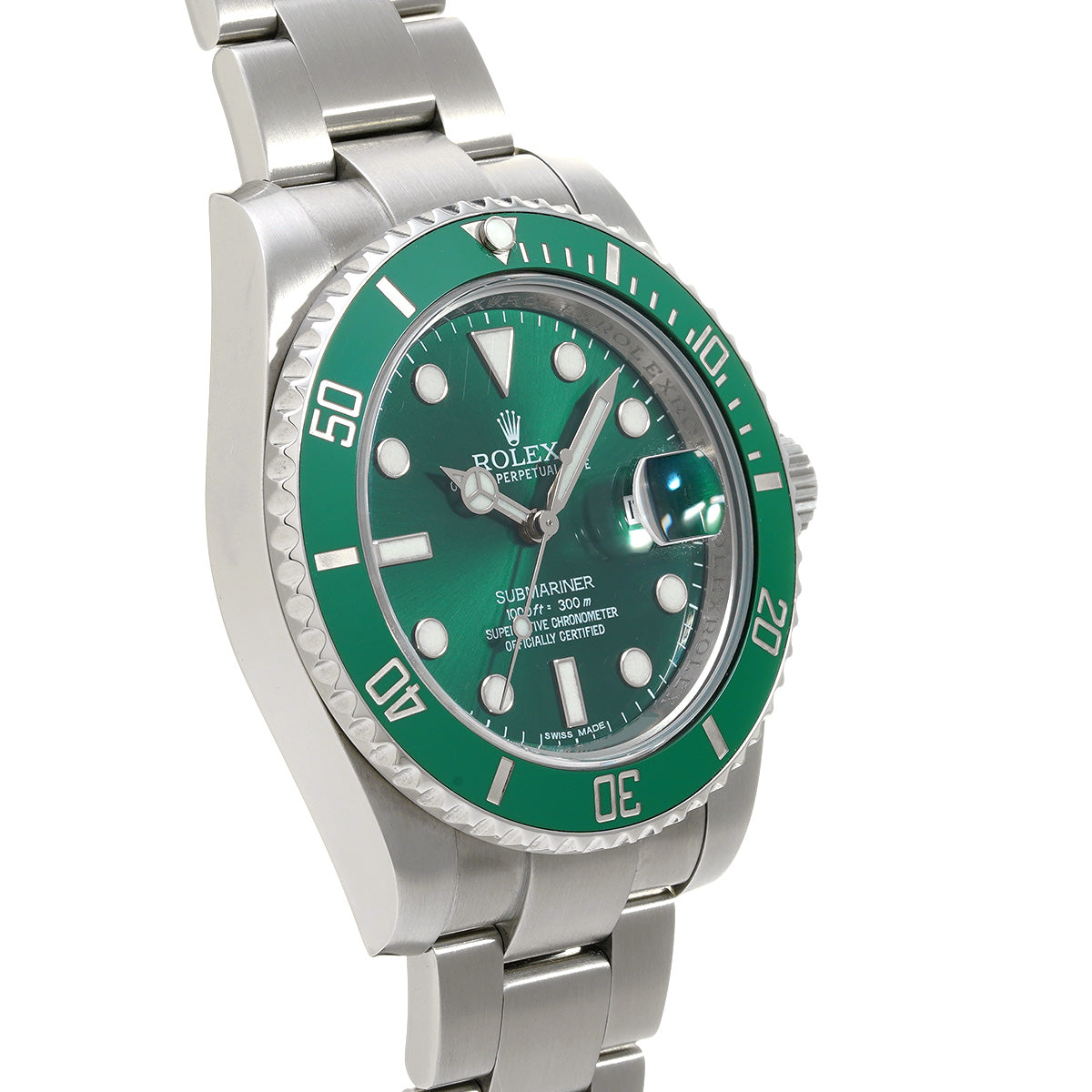 Submariner Date 116610LV Random Serial Green ROLEX Men's [Pre-Owned].