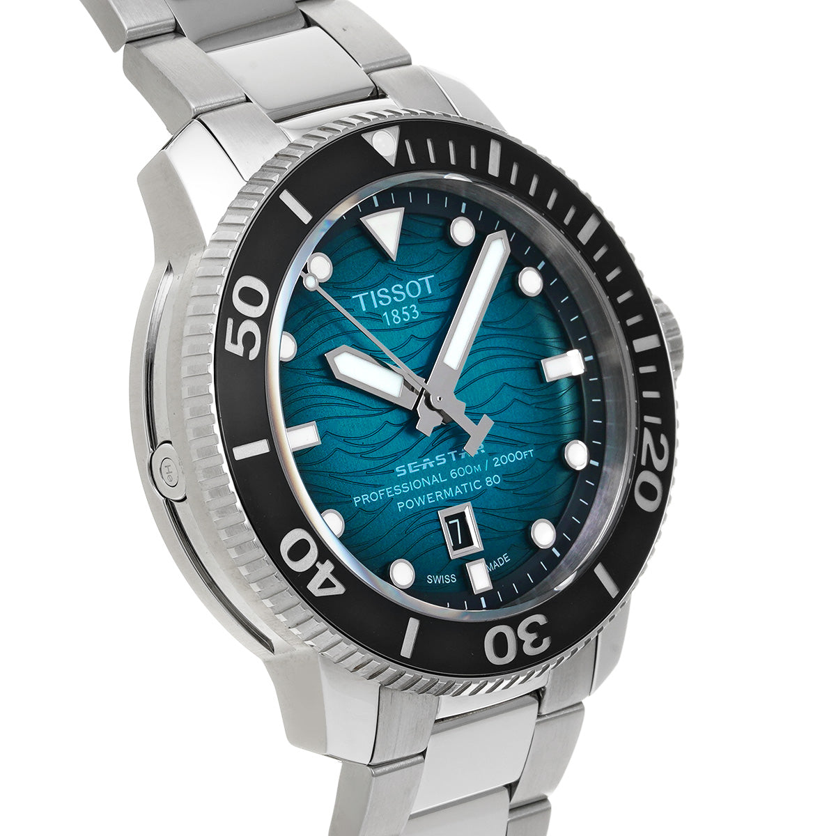Sea Star 2000 Professional T120.607.11.041.00 Blue Gradation TISSOT Men's [Pre-owned]
