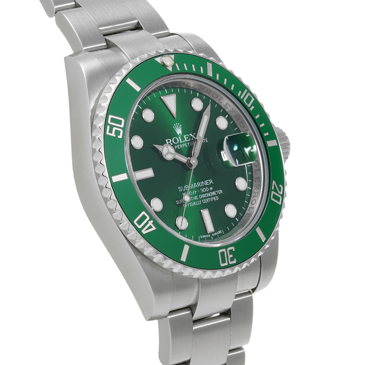 Submariner Date 116610LV Random Serial Green ROLEX Men's [Pre-Owned].