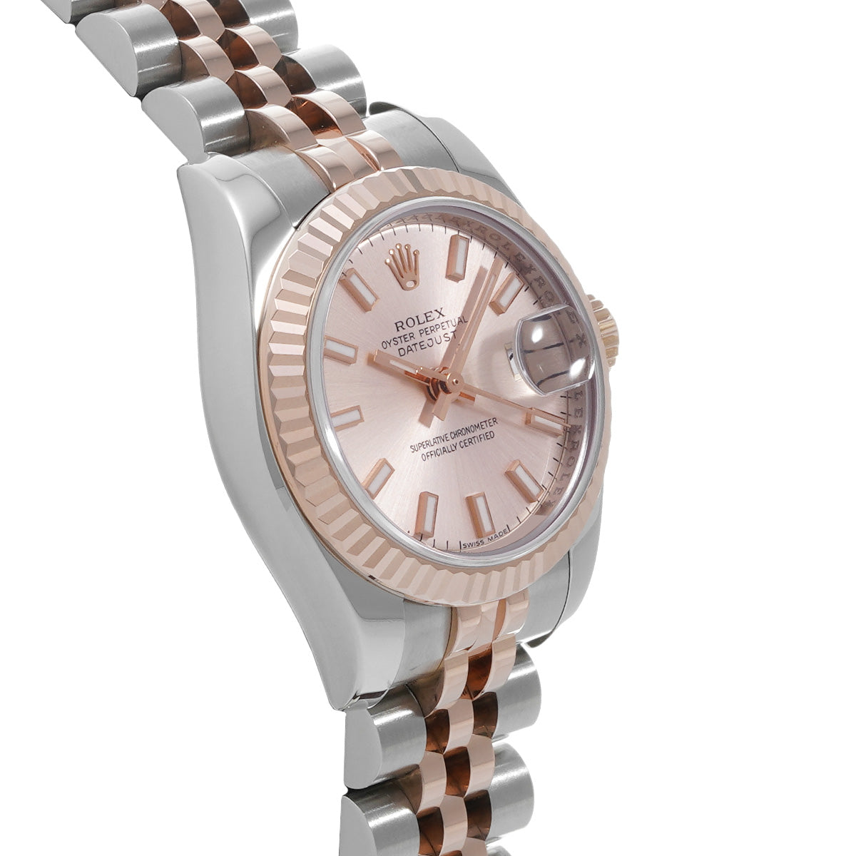 DATE JUST 179171 D (manufactured circa 2005) Pink ROLEX Ladies [Pre-Owned].