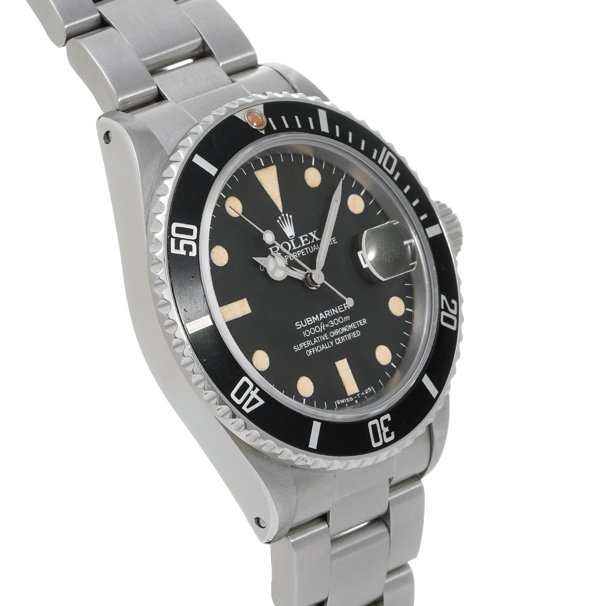 Submariner Date 16800 71s (manufactured circa 1986) Black ROLEX Men's [Pre-Owned].