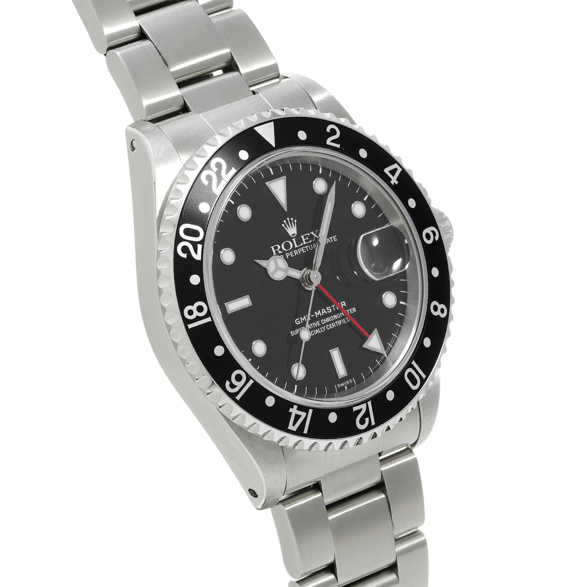 GMT Master 16700 A (manufactured circa 1999) Black ROLEX Men's [Pre-Owned].