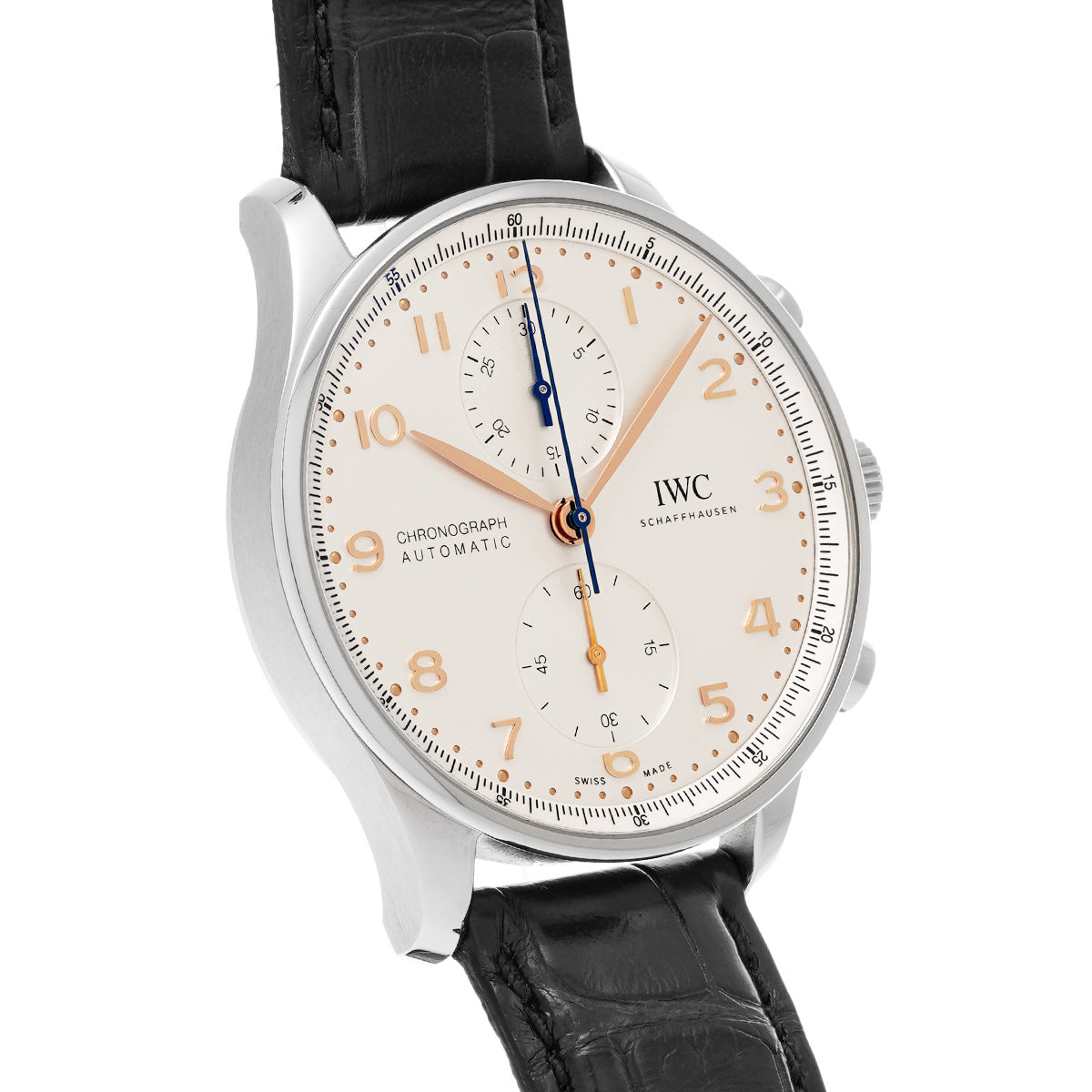 Portuguese Chronograph IW371604 Silver IWC Men's [Pre-Owned]