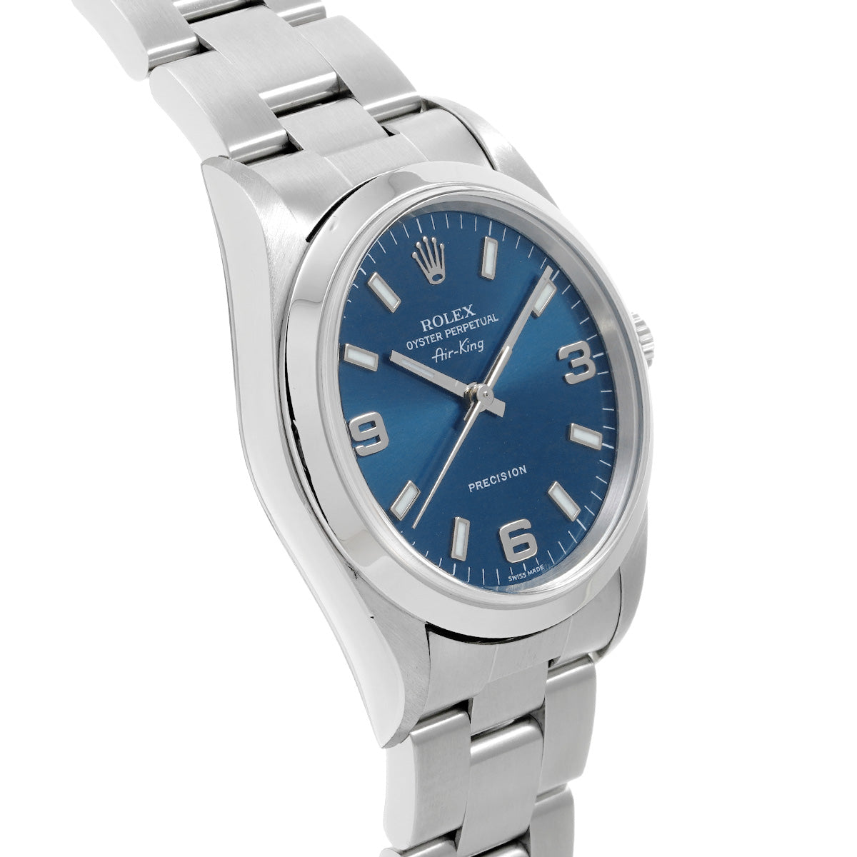 Air-King 14000M P (manufactured circa 2001) Blue ROLEX Men's [Pre-Owned].
