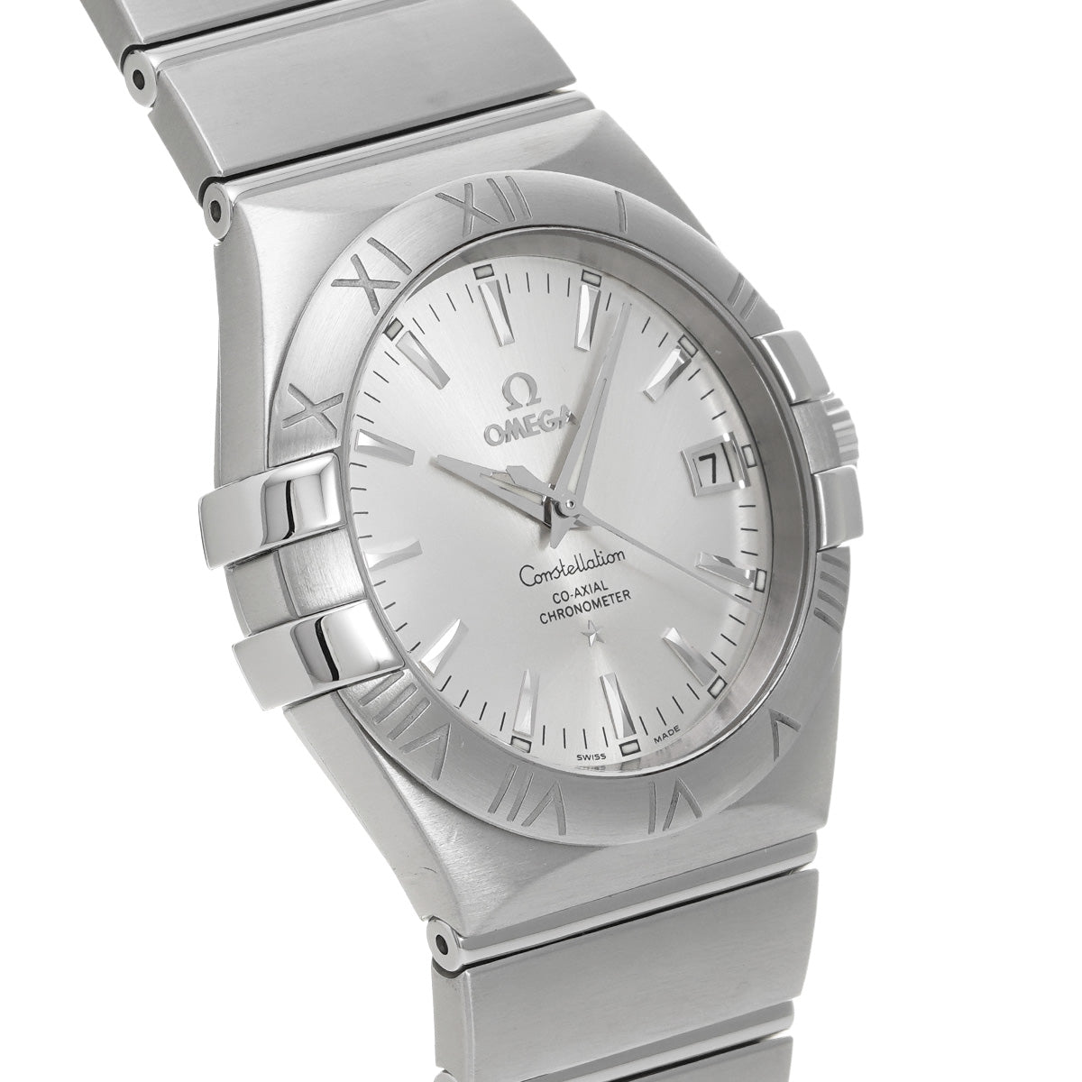 Constellation Co-Axial 123.10.35.20.02.001 Silver OMEGA Men's [Pre-Owned].