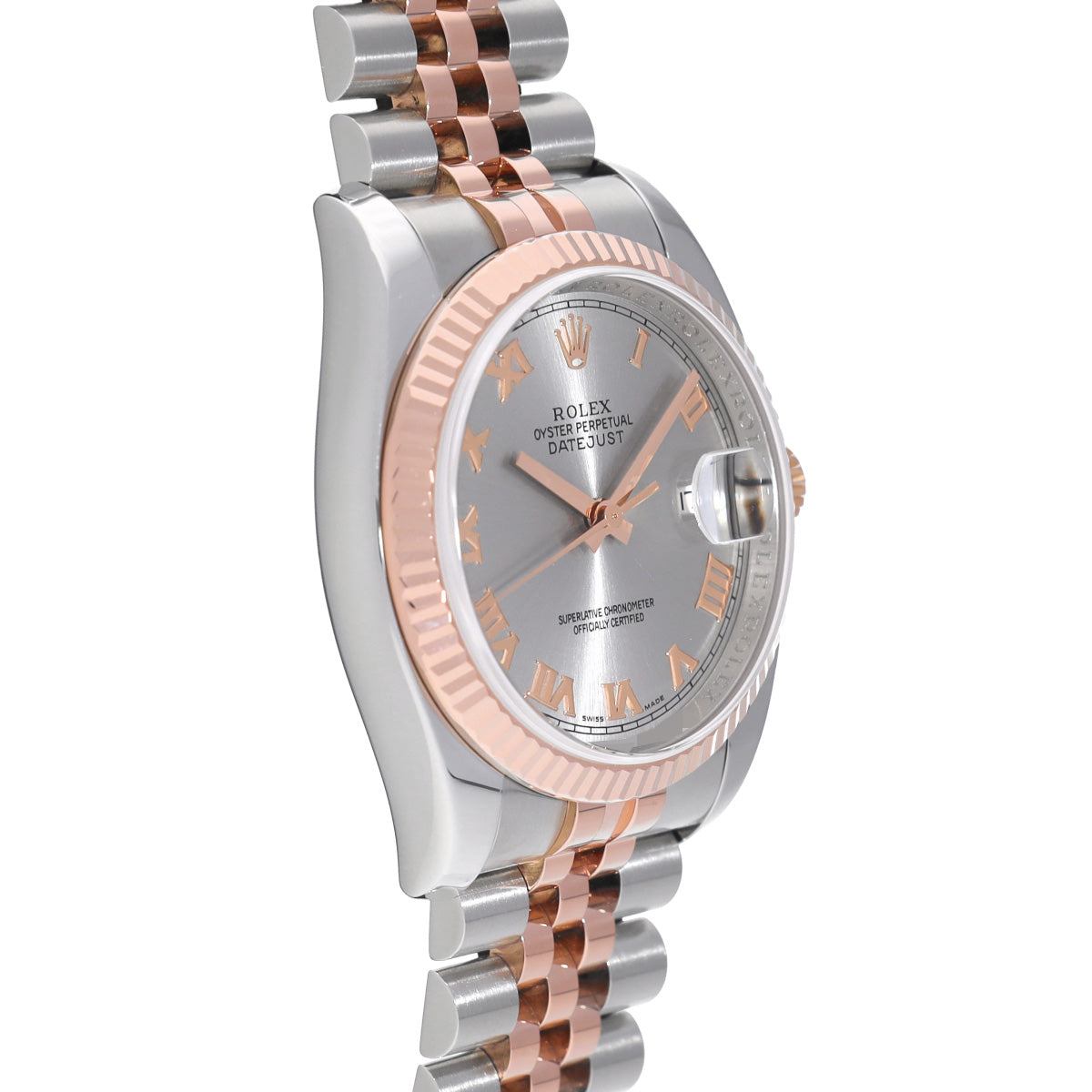DATE JUST 116231 D (manufactured circa 2005) Gray ROLEX Men's [Pre-Owned].