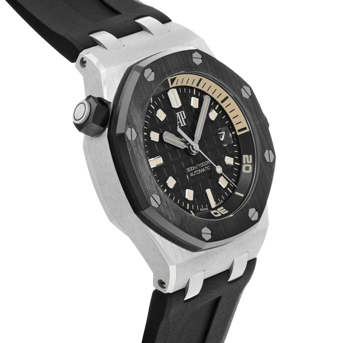 Royal Oak Offshore Diver 15720CN.OO.A002CA.01 Black AUDEMARS PIGUET Men's [Pre-owned]