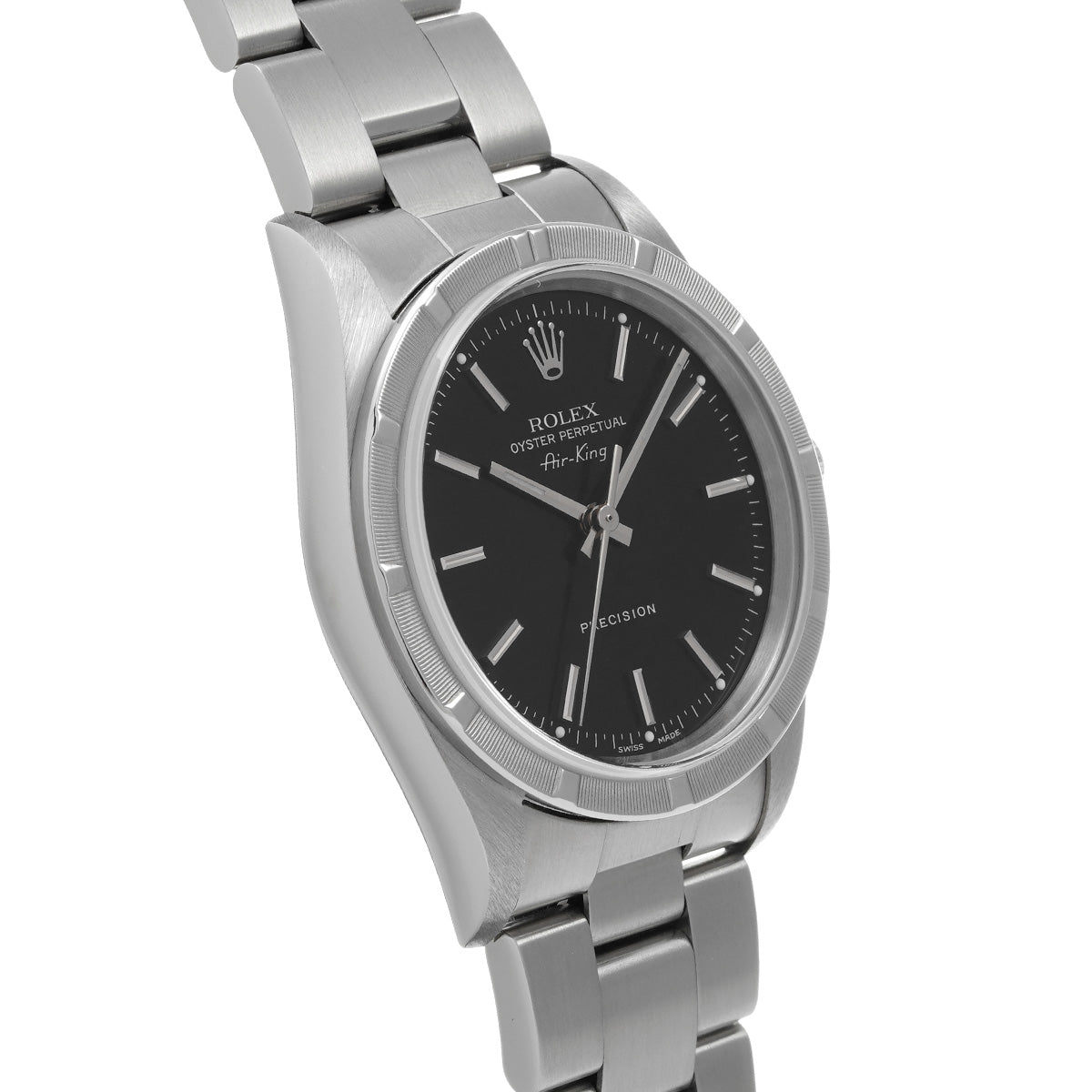 Air-King 14010M K (manufactured around 2001) Black ROLEX Men's [Pre-Owned].