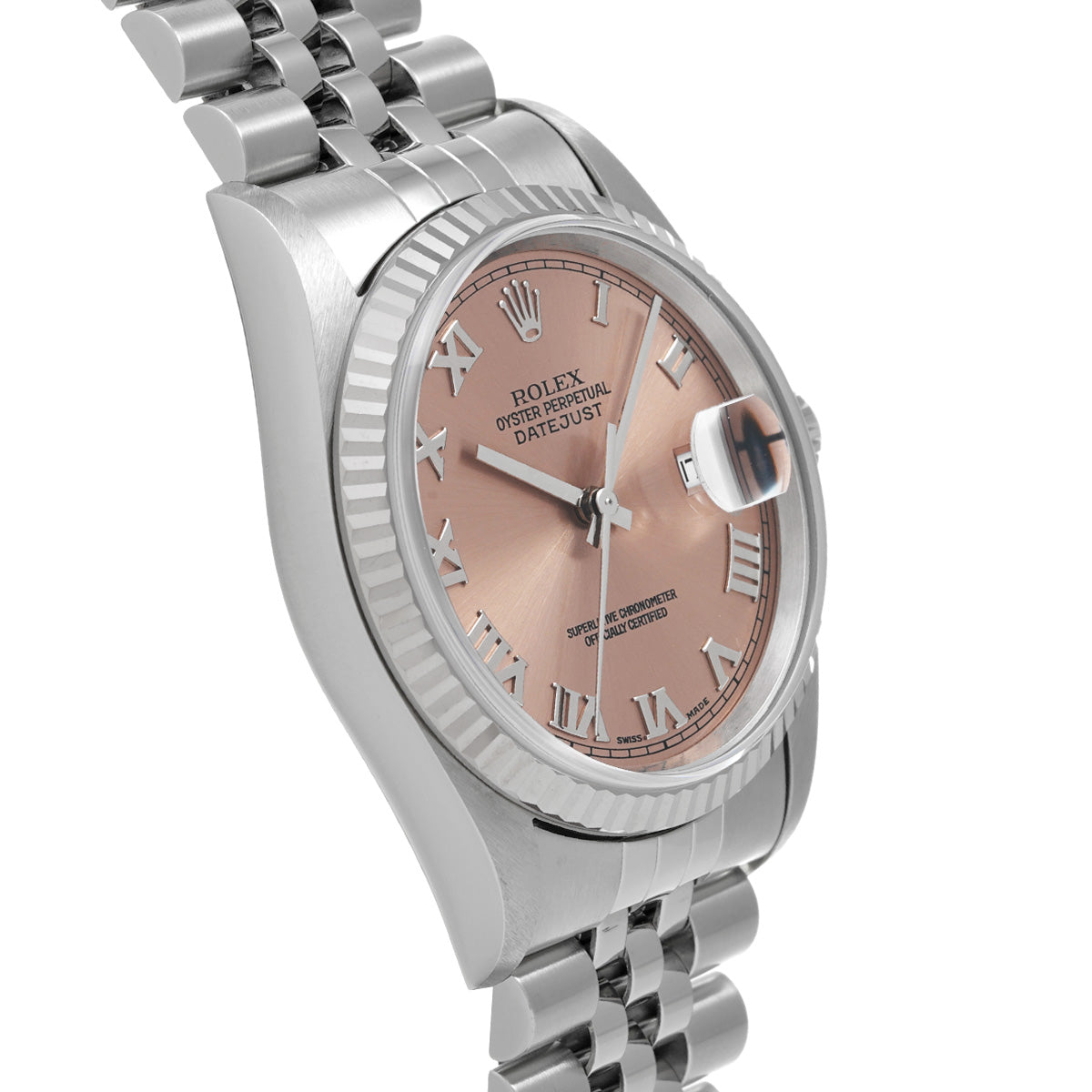DATE JUST 16234 U (manufactured circa 1997) Pink ROLEX Men's [Pre-owned].
