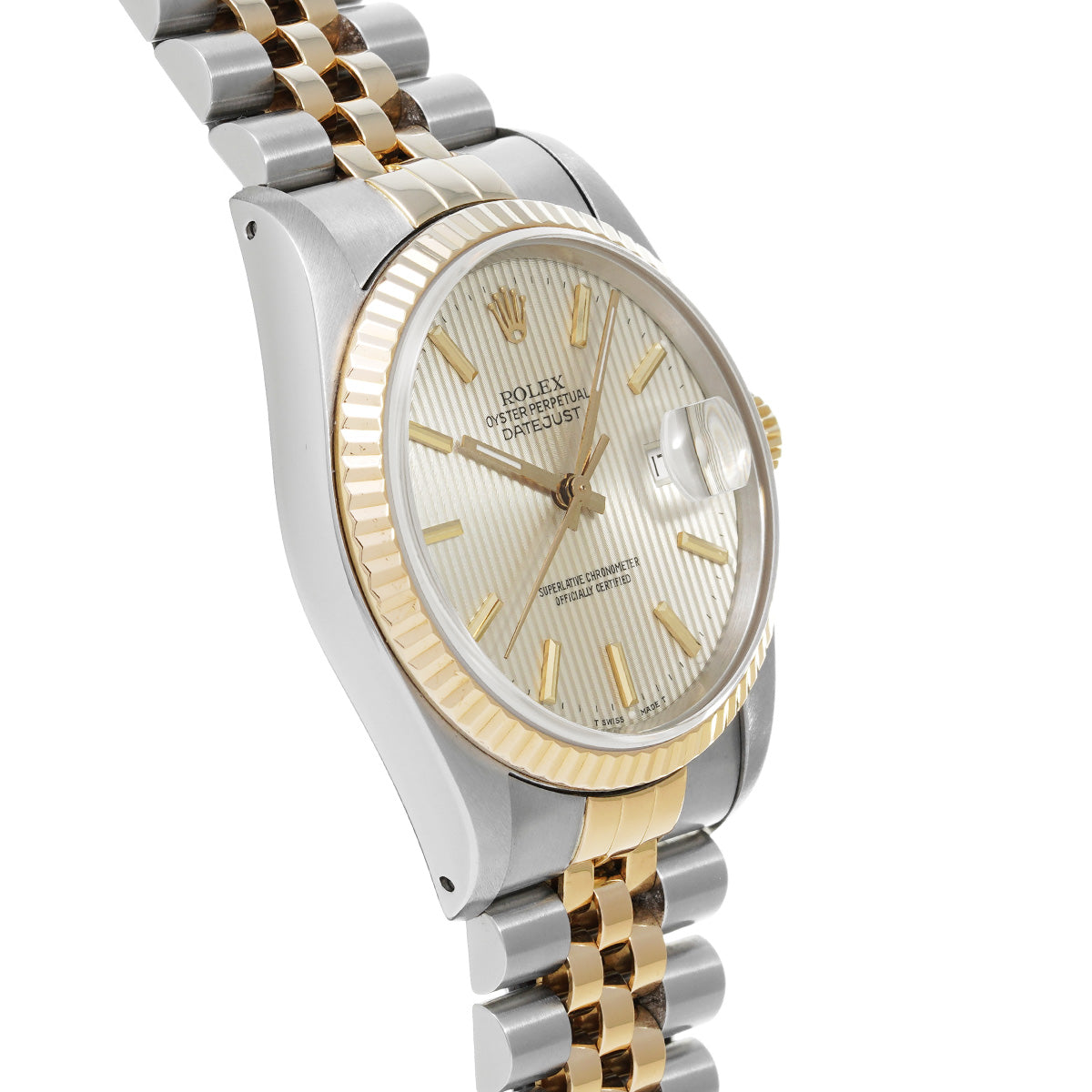 Datejust 16233 R (manufactured circa 1987) Silver ROLEX Men's [Pre-Owned].