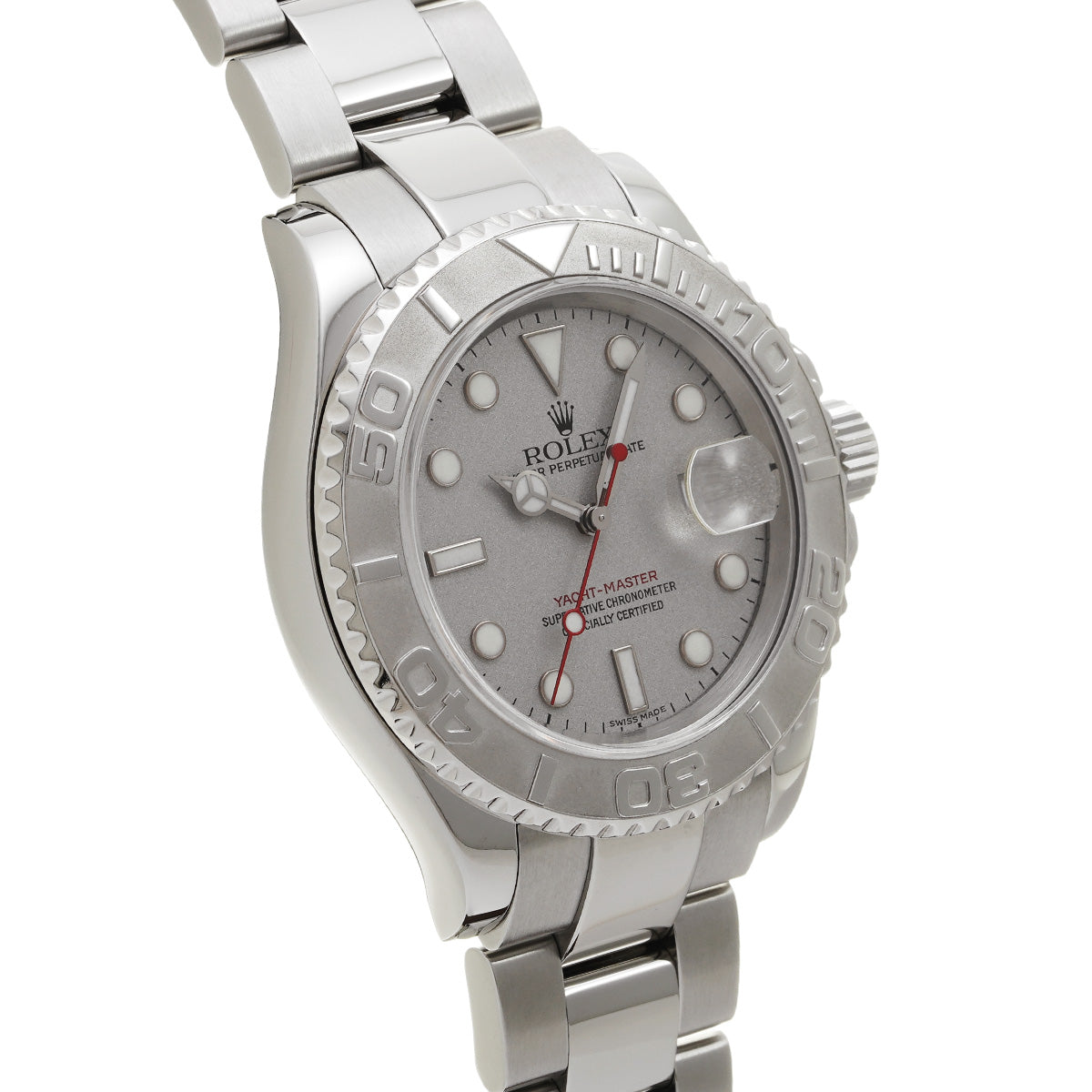 Yacht-Master Rhodium 16622 A (manufactured circa 1999) Gray ROLEX Men's [Pre-Owned].