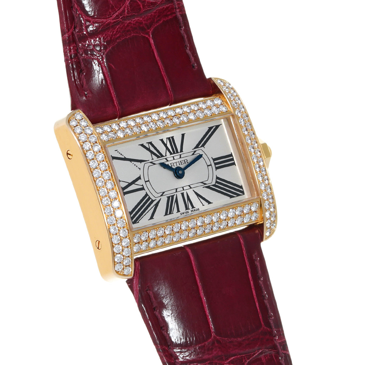 Tank Divan WA301036 Silver CARTIER Ladies [Pre-Owned].