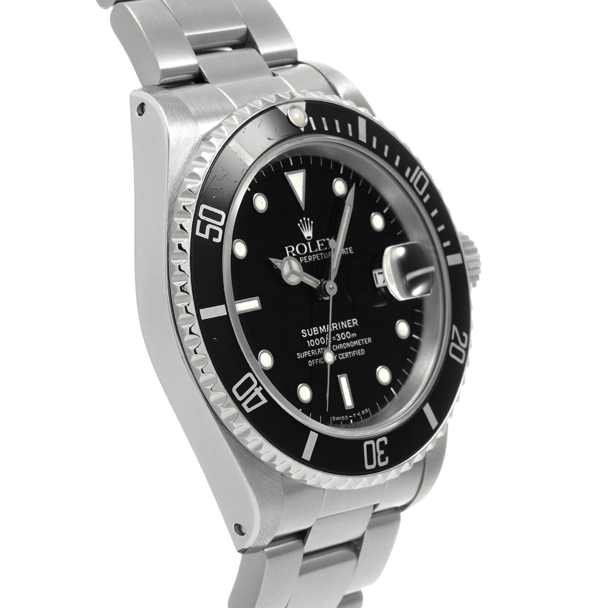 16610 Submariner Date E (manufactured circa 1990) Black ROLEX Men's [Pre-Owned].