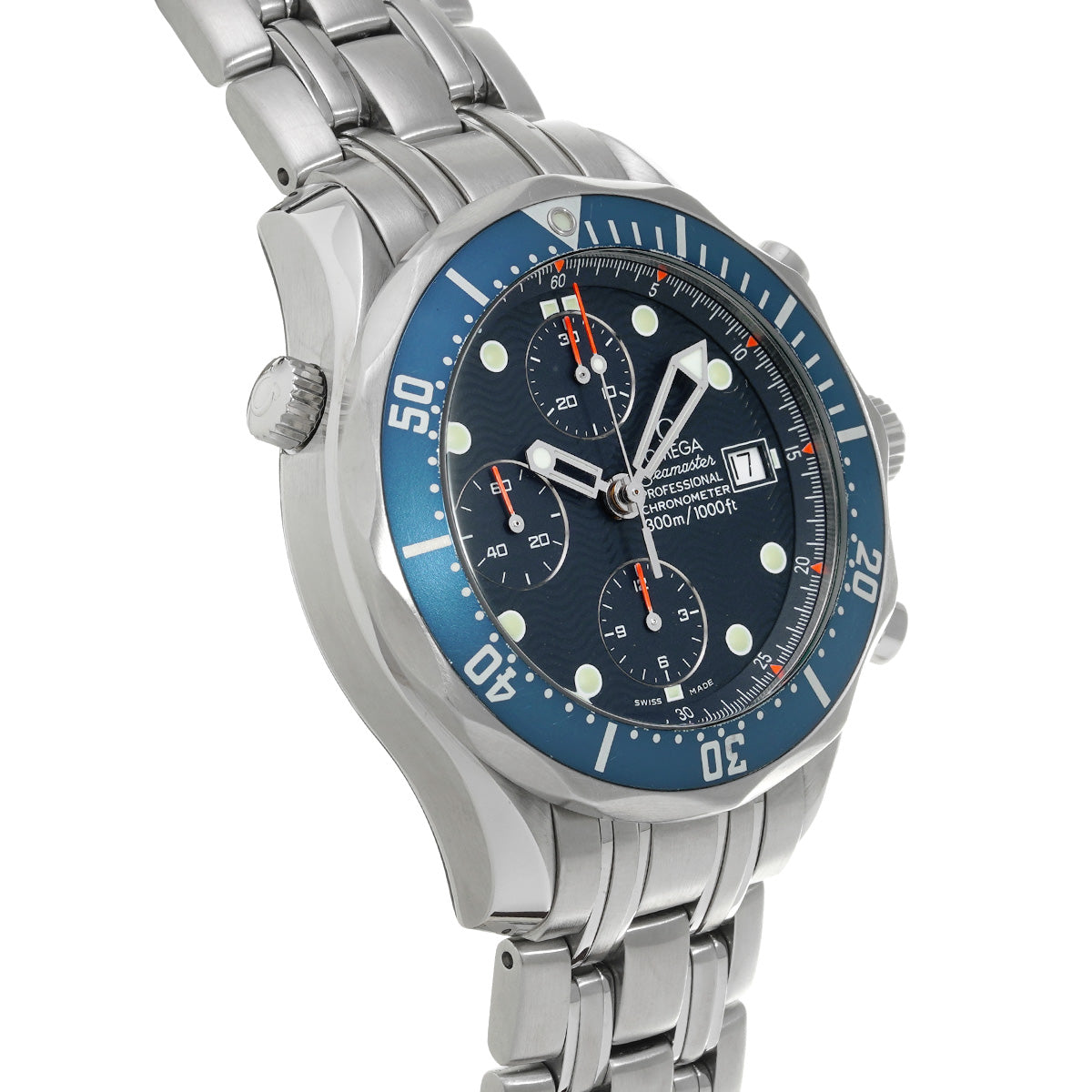 Seamaster Professional 300 Chronograph 2599.80 Blue OMEGA Men's [Pre-Owned].