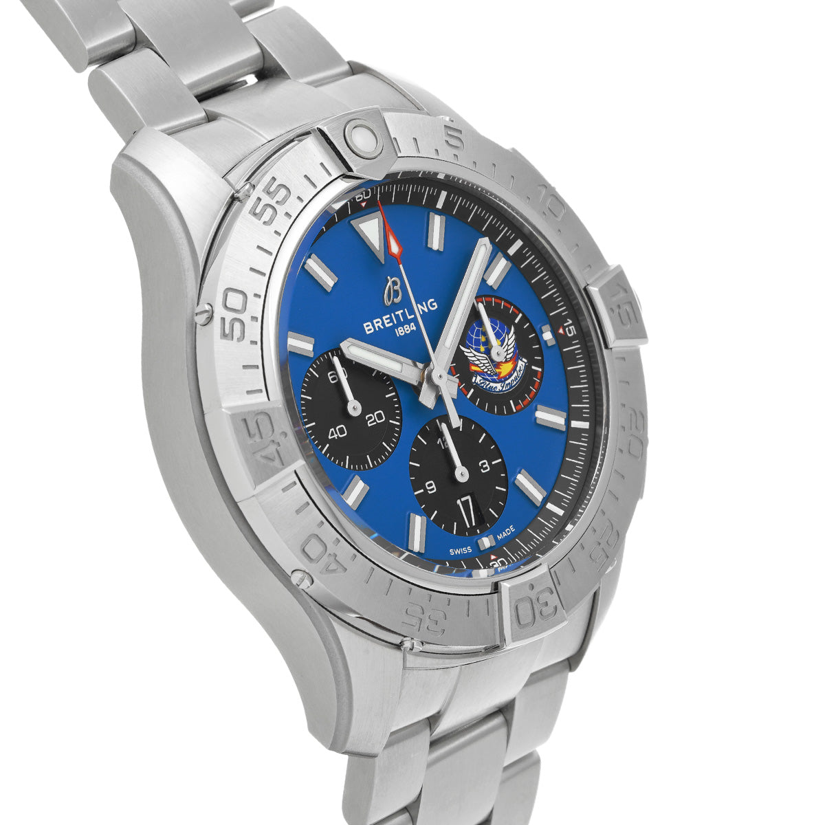 Avenger B01 Chronograph 44 Japan Limited Edition AB01471A1C1A1 Blue BREITLING Men's [Pre-Owned].