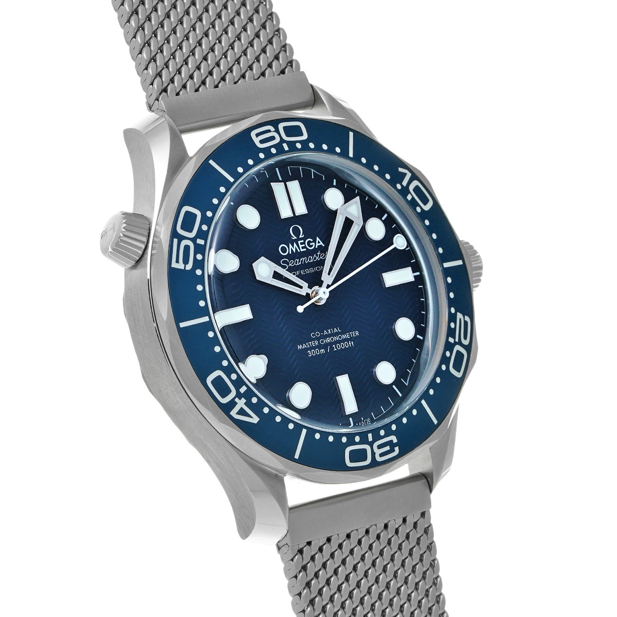 Seamaster Diver 300 Co-Axial Master Chronometer James Bond 60th 210.30.42.20.03.002 Blue OMEGA Mens [Pre-Owned].