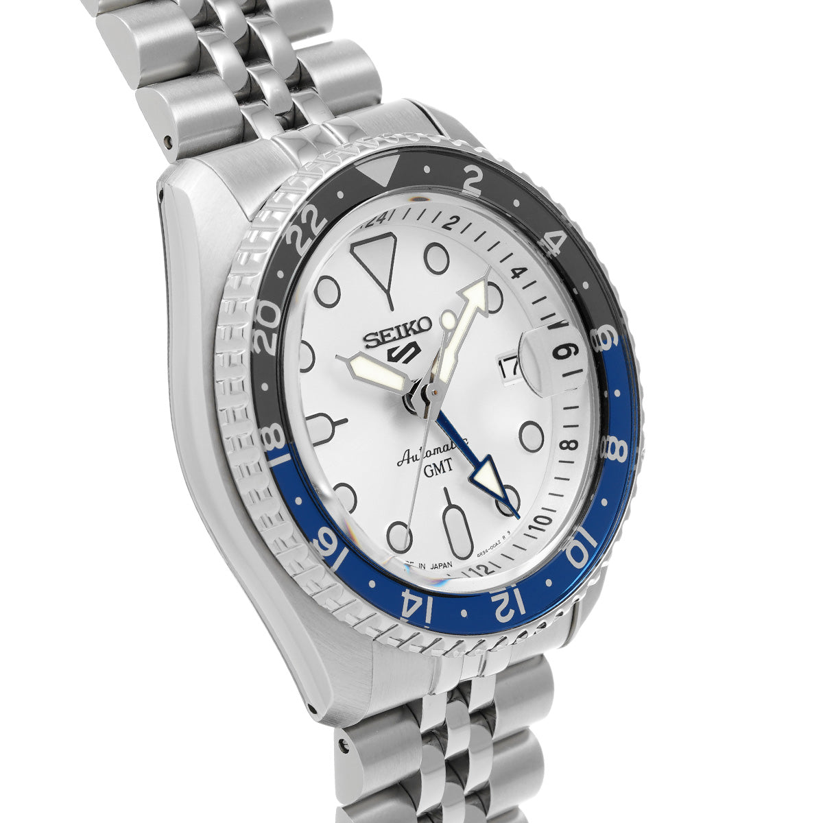 5 Sport SKX Sport Style Mechanical GMT SBSC017 Silver SEIKO Men's [Pre-Owned].