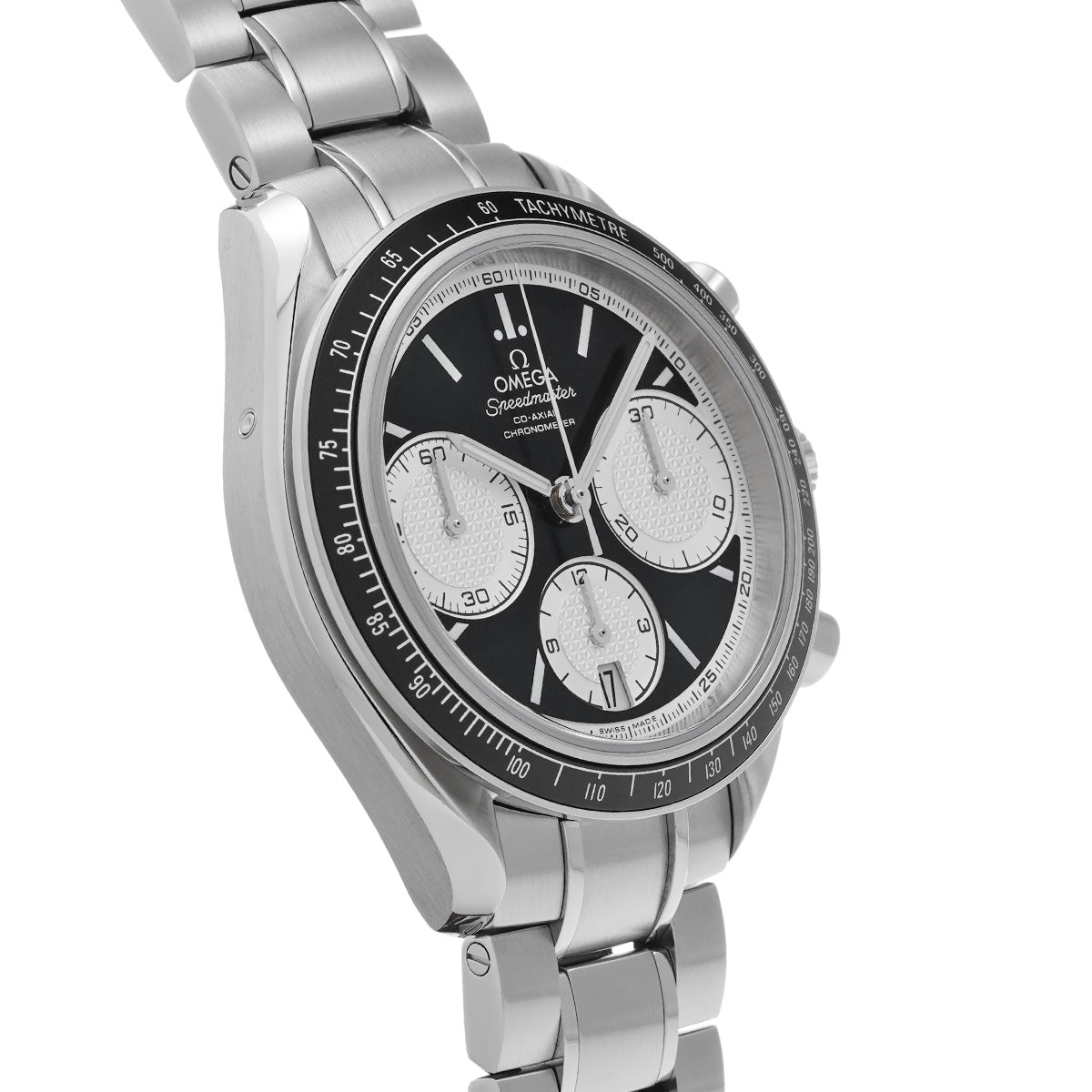 Speedmaster Racing Co-Axial 326.30.40.50.01.002 Black/Silver OMEGA Men's [Pre-Owned].