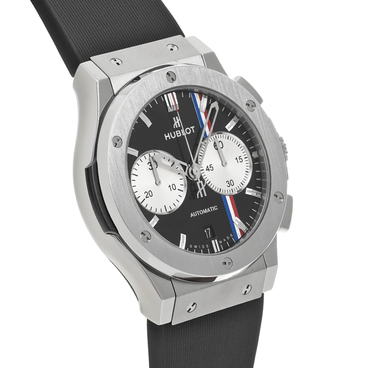 Classic Fusion Titanium Chronograph Tour Auto 521.NX.1472.VR.TRA14 Black HUBLOT Men's [Pre-owned]