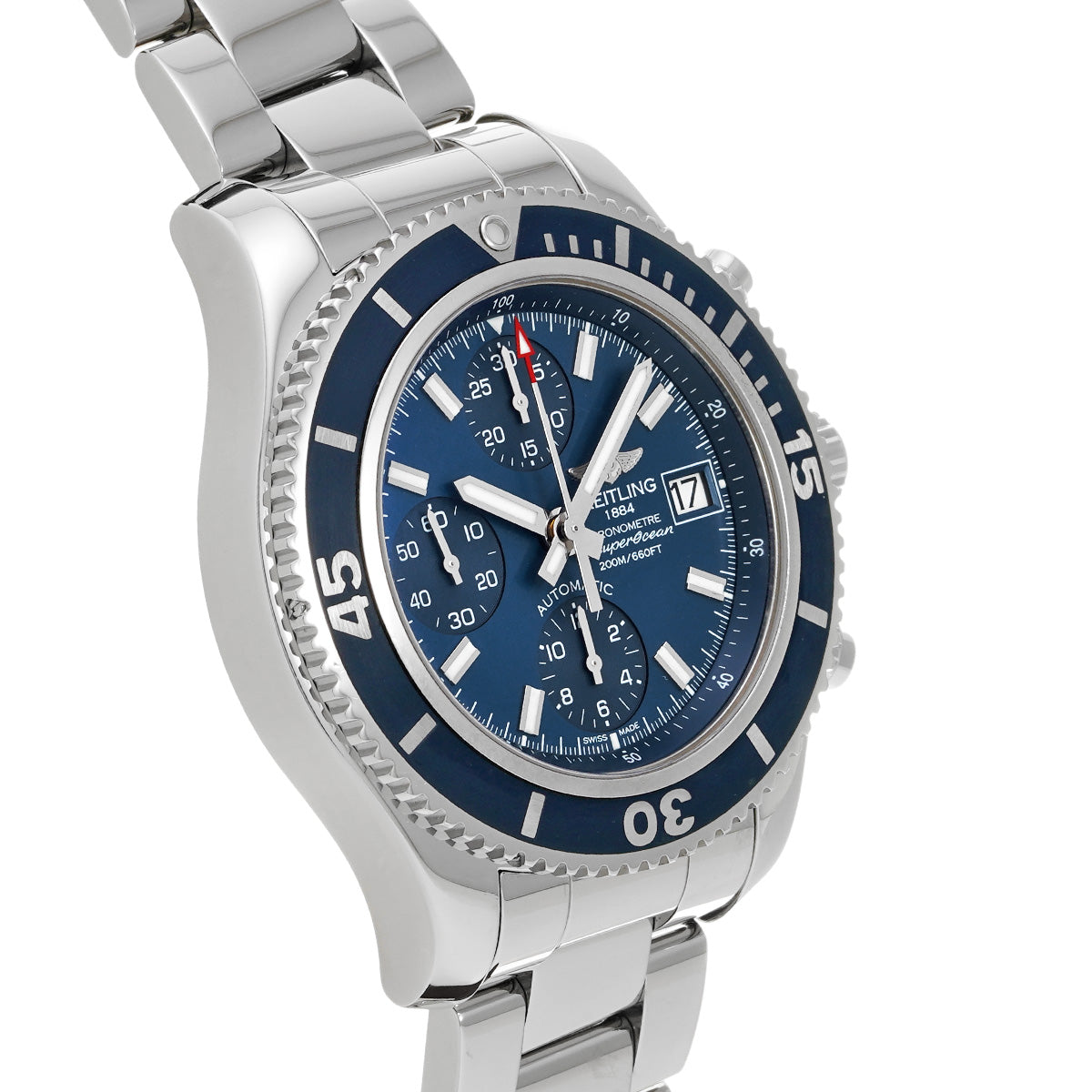 Super Ocean Chronograph 42 A13311D1/C971 Blue BREITLING Men's [Pre-Owned].