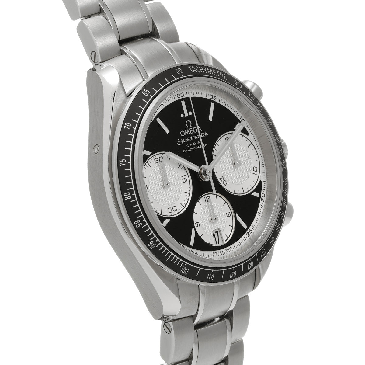 Speedmaster Racing Co-Axial 326.30.40.50.01.002 Black/Silver OMEGA Men's [Pre-Owned].