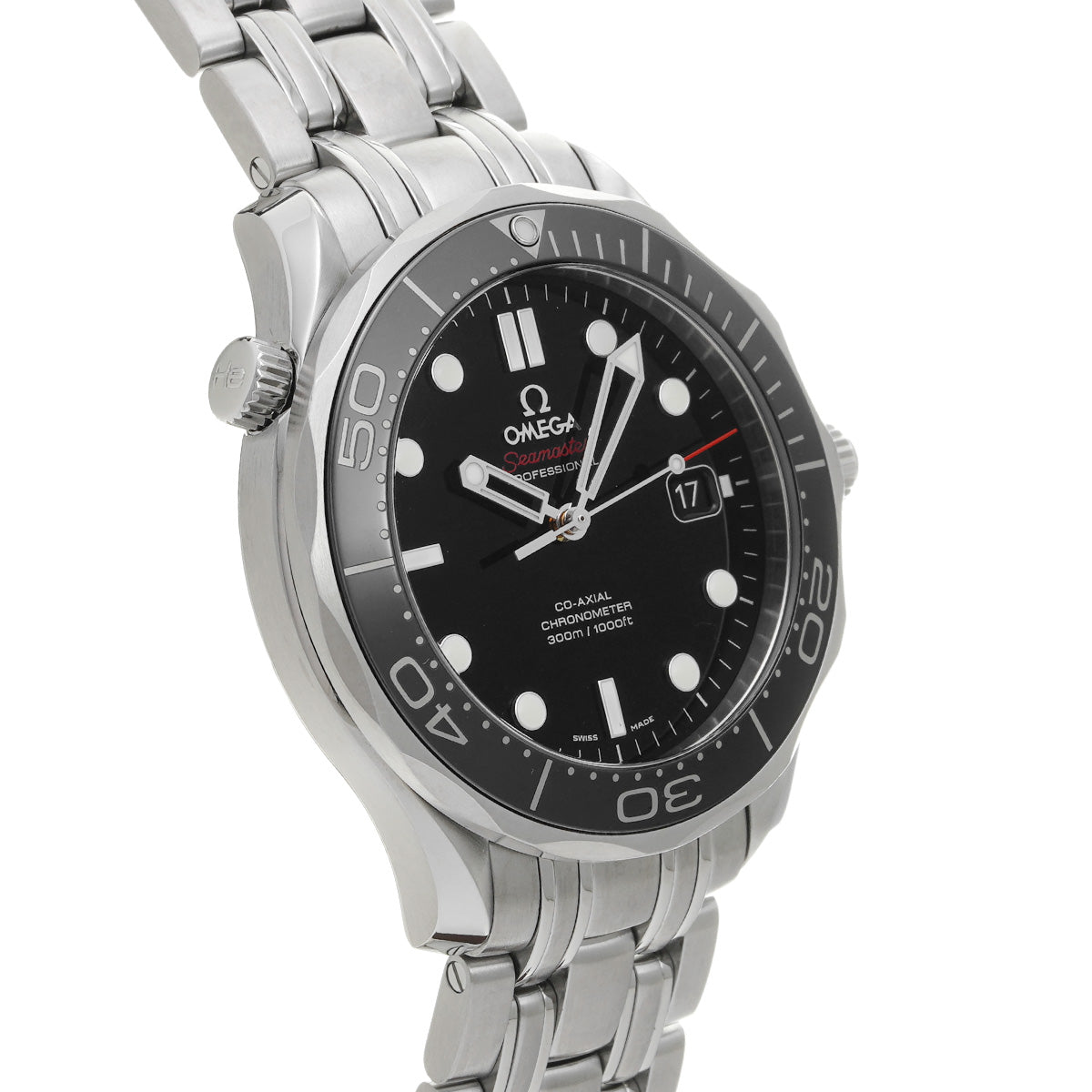 Seamaster Diver 300 Co-Axial 212.30.41.20.01.003 Black OMEGA Men's [Pre-Owned].