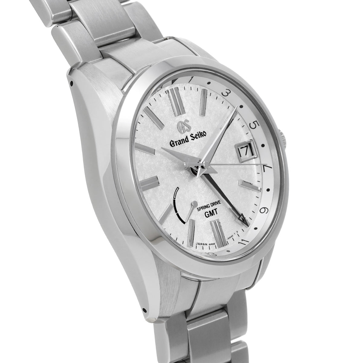 Spring Drive GMT SBGE279 Silver Grand Seiko Men's [Pre-Owned].