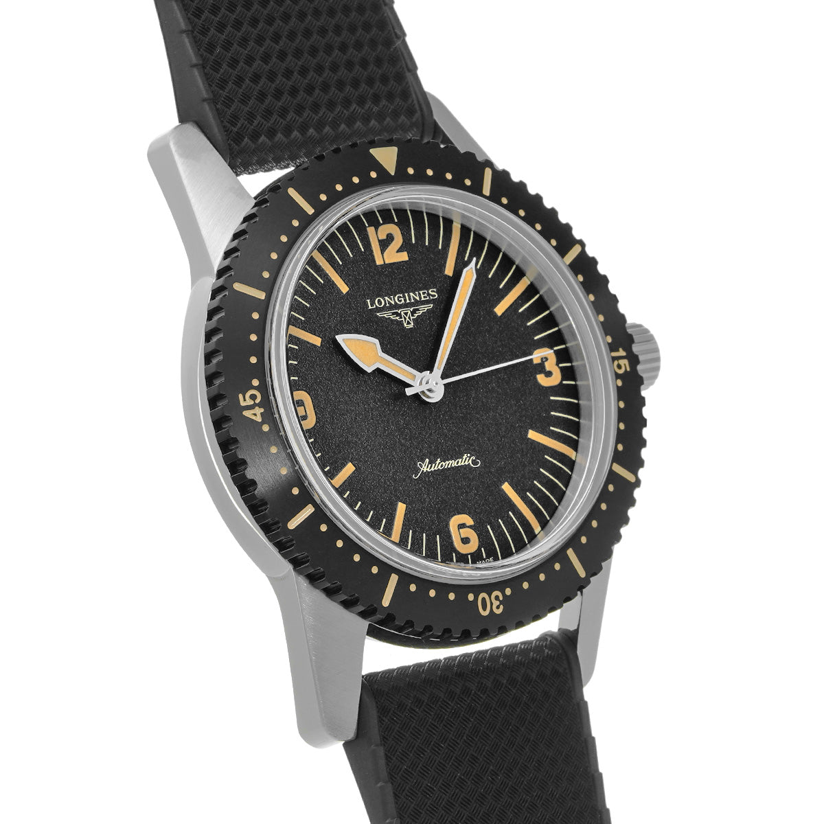 Heritage Skin Diver L2.822.4.56.9 Black LONGINES Men's [New].