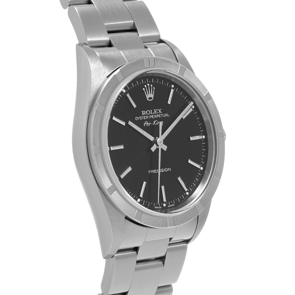Air-King 14010 A (manufactured circa 1999) Black ROLEX Men's [Pre-owned].