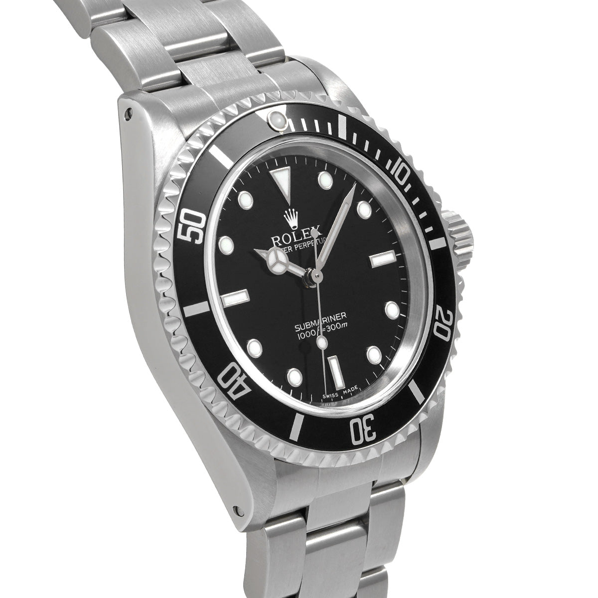 Submariner 14060M F No. (manufactured circa 2003) Black ROLEX Men's [Pre-Owned].