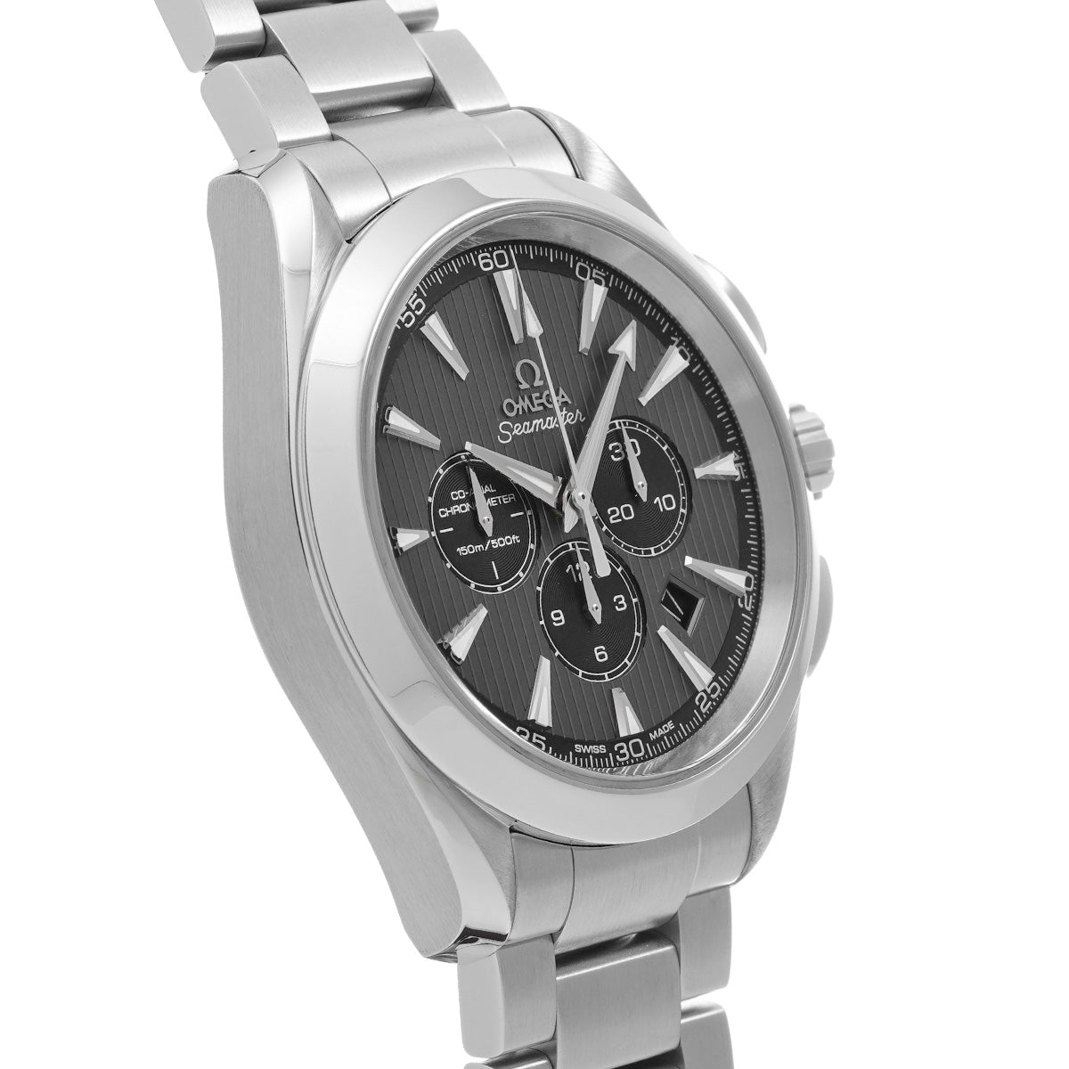 Seamaster Aqua Terra Co-Axial Chronograph 231.10.44.50.06.001 Gray/Black OMEGA Mens [Pre-owned]