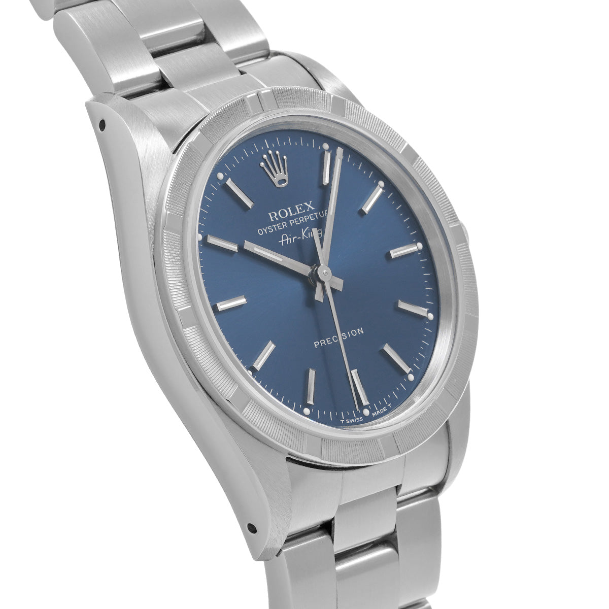 Air-King 14010 N (manufactured circa 1992) Blue ROLEX Men's [Pre-owned].
