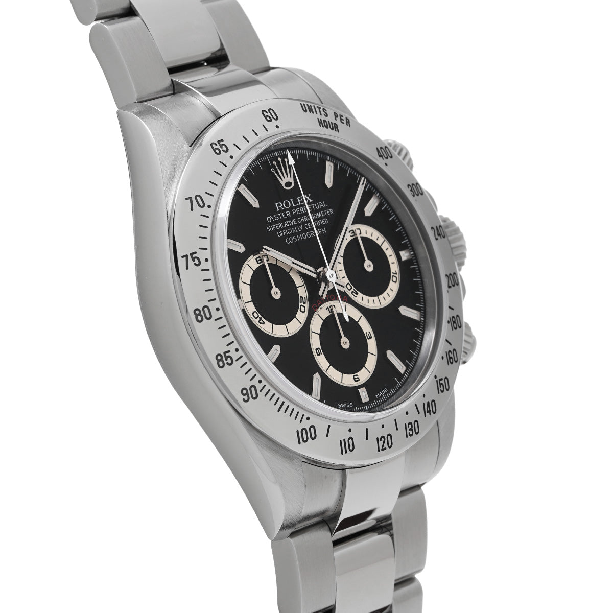 Cosmograph Daytona 16520 A (manufactured circa 1999) Black ROLEX Men's [Pre-Owned].