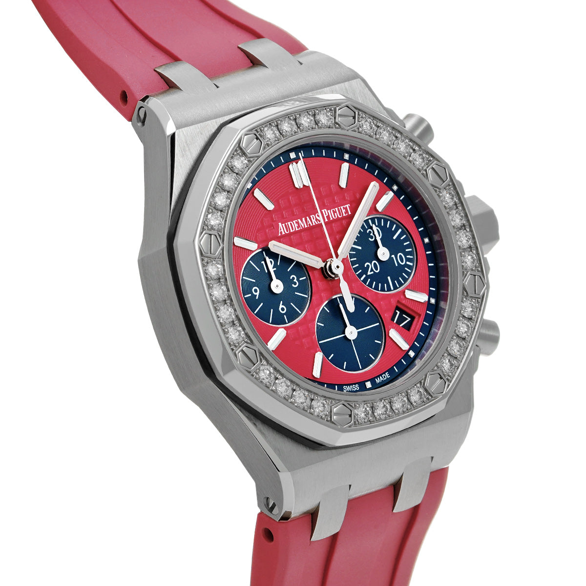 Royal Oak Chronograph 26231ST.ZZ.D069CA.01 Pink/Blue AUDEMARS PIGUET Ladies [Pre-Owned]