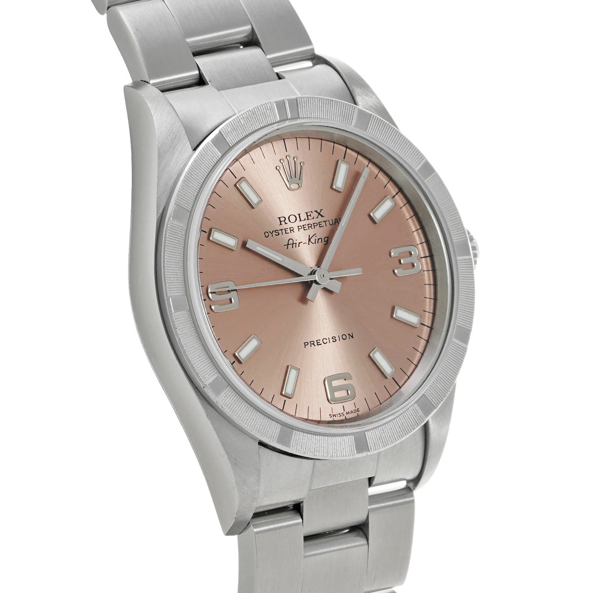 Air-King 14010 A (manufactured circa 1999) Pink ROLEX Men's [Pre-owned].