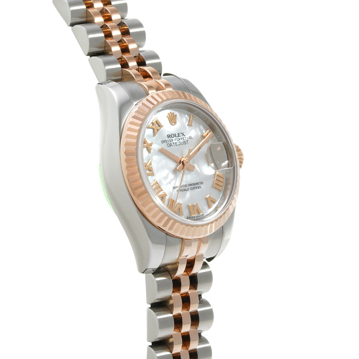 DATE JUST 179171NR White MOP ROLEX Ladies [Pre-Owned].