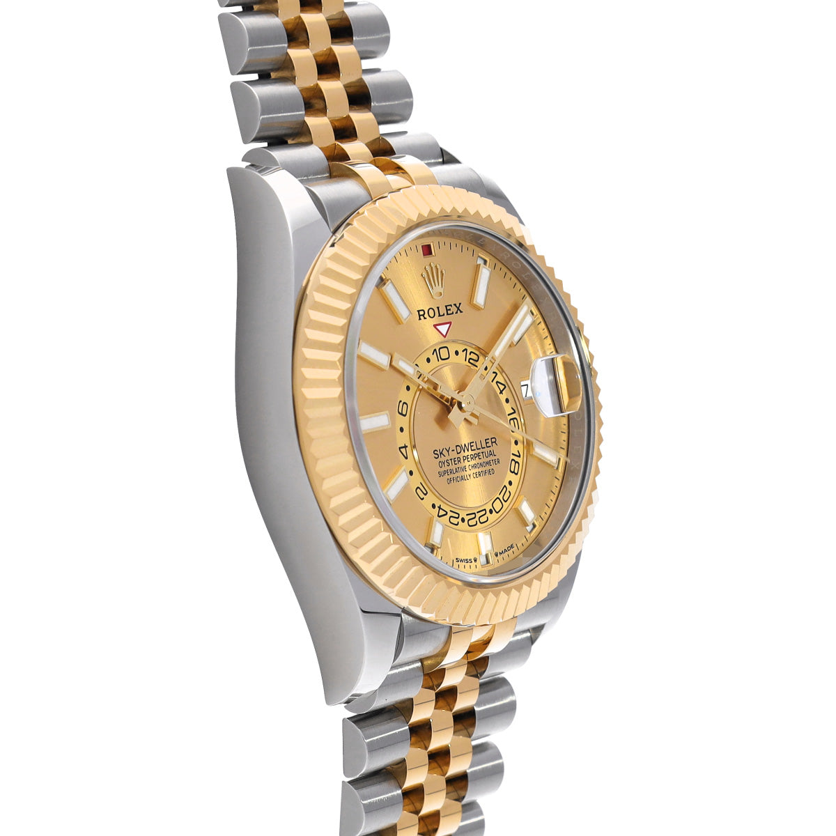 SKYDWELLER 336933 Random Serial Champagne ROLEX Men's [Pre-Owned].