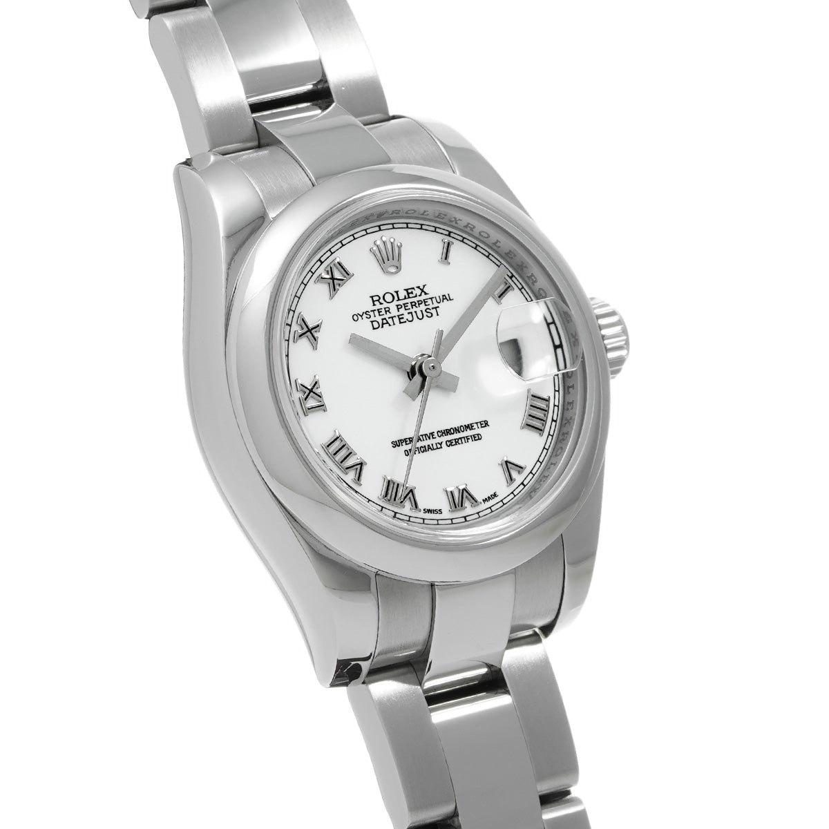 DATE JUST 179160 Z (made around 2006) Silver ROLEX Ladies [Pre-Owned].