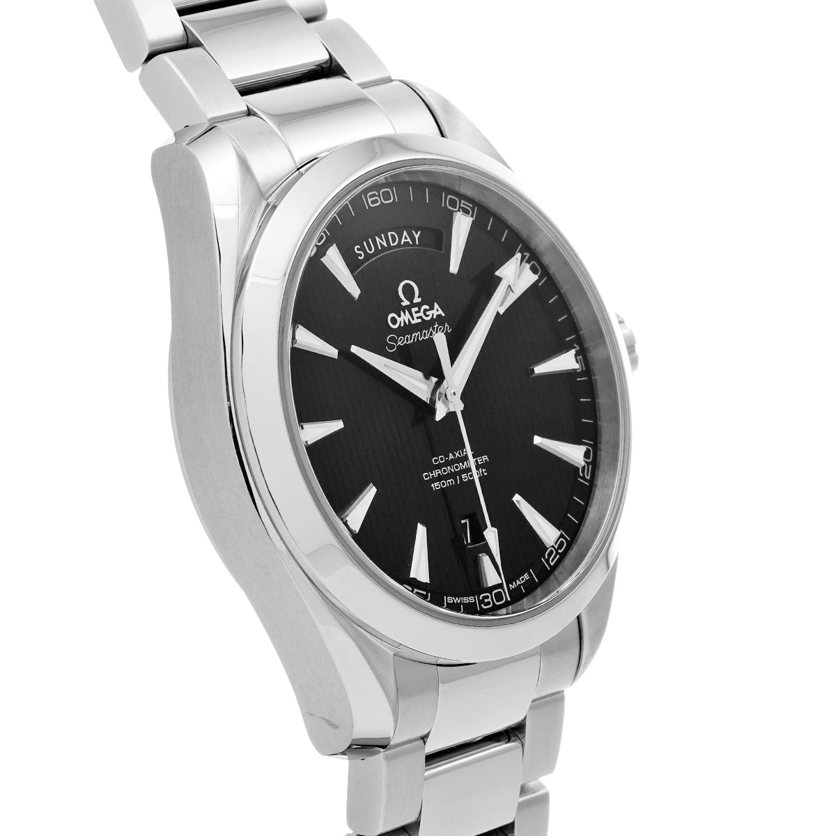 Seamaster Aqua Terra Co-Axial Day Date 231.10.42.22.01.001 Black OMEGA Men's [Pre-Owned].