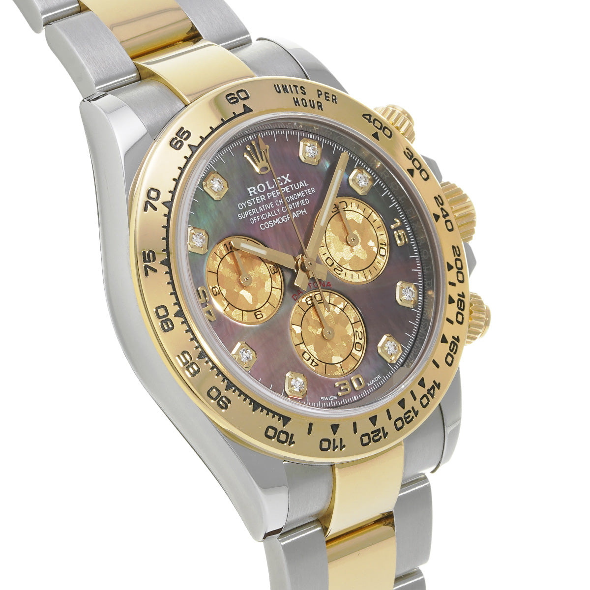 Cosmograph Daytona 116503NG Random Serial Black MOP/Diamond ROLEX Men's [Pre-Owned].