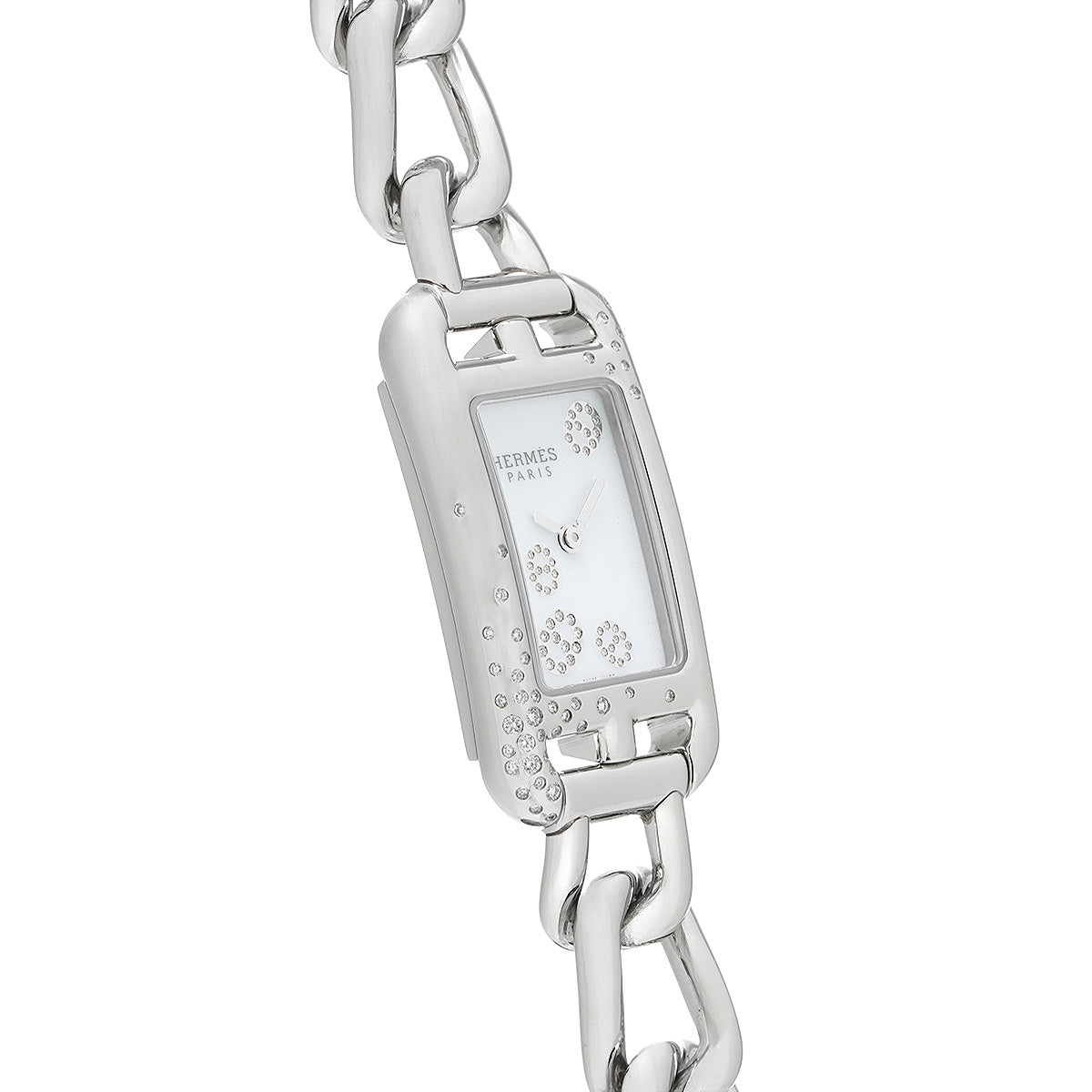 Nantucket SM NA2.132 White/Diamond HERMES Ladies [Pre-owned].