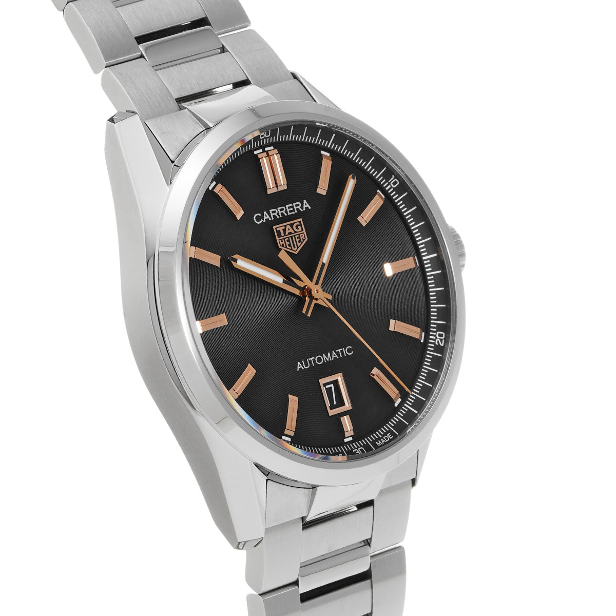 CARRERA Calibre 5 WBN2113.BA0639 Black TAG HEUER Men's [Pre-Owned].