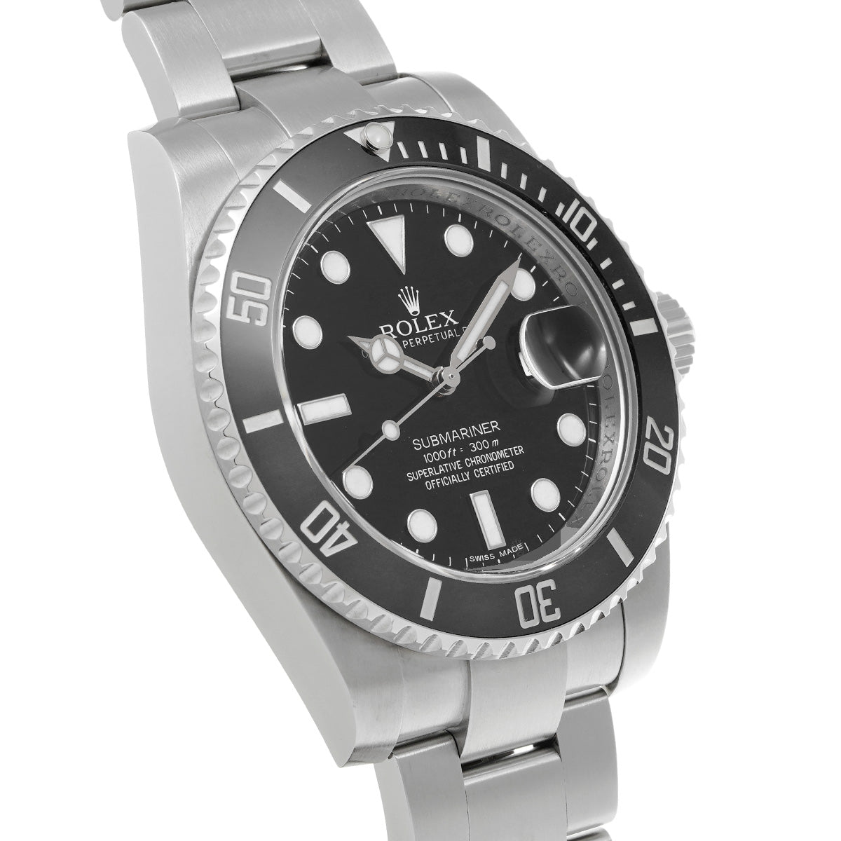 Submariner Date 116610LN Random Serial Black ROLEX Men's [Pre-Owned].