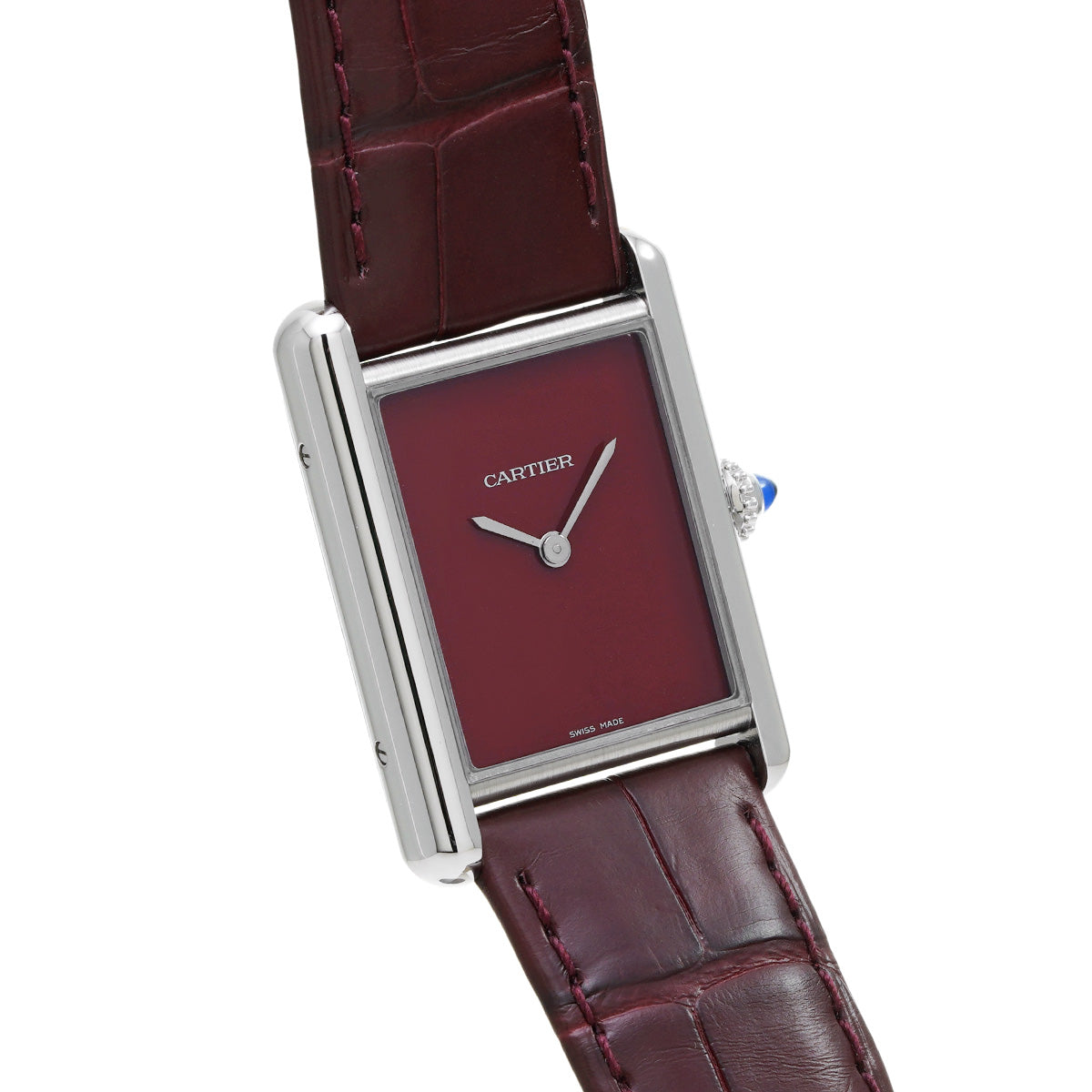 Tank Must LM WSTA0054 Burgundy lacquer CARTIER Ladies [Pre-owned]