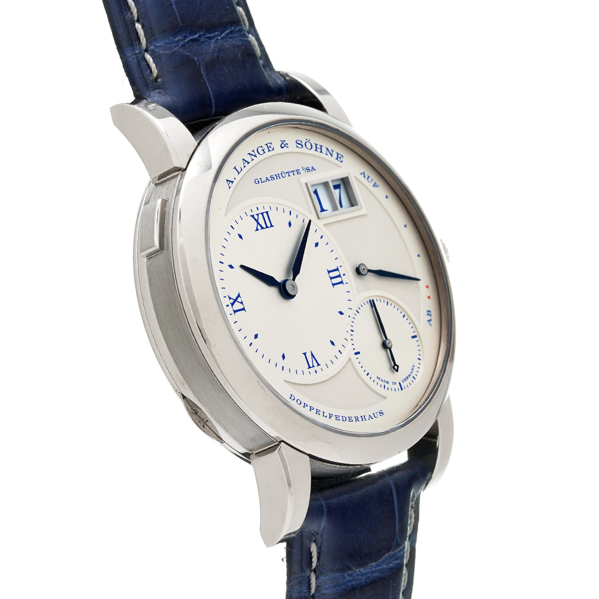 Lange 1 "25th Anniversary" 191.066 Silver A. Lange &amp; Sohne Men's [Pre-owned]