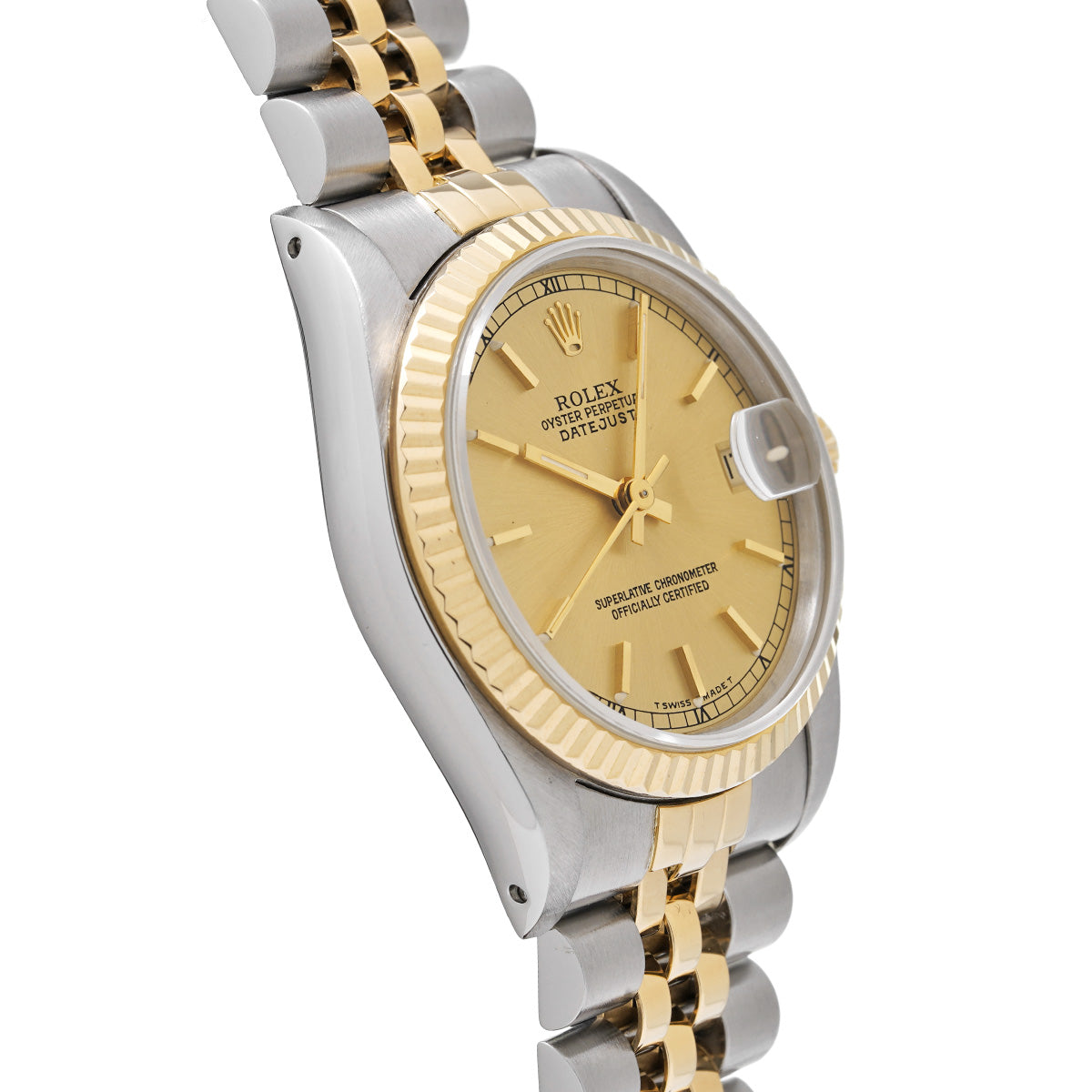 Datejust 68273 N (manufactured circa 1991) Champagne ROLEX Unisex [Pre-Owned].