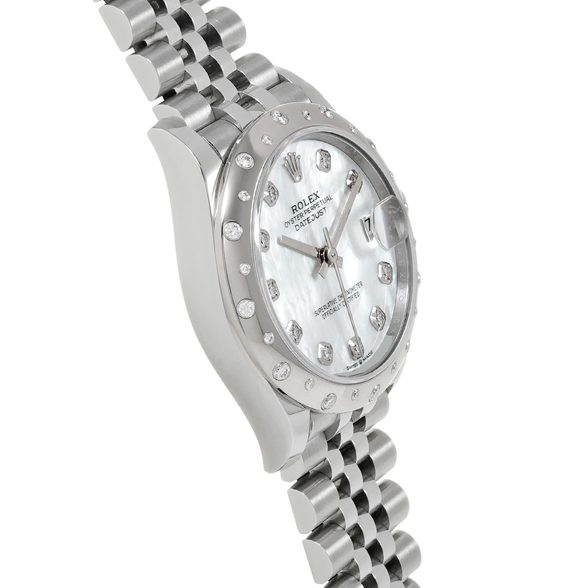 DATE JUST 31 278344RBR Random Serial White MOP ROLEX Unisex [Pre-Owned].